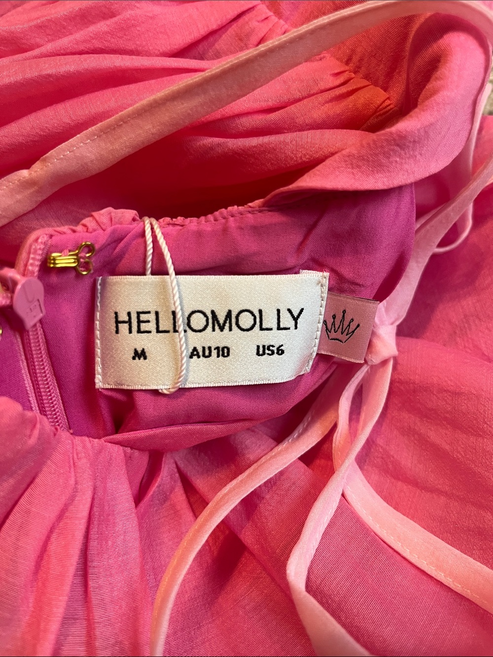 Hello Molly Pink Spaghetti Strap Dress - Picture 5 of 6